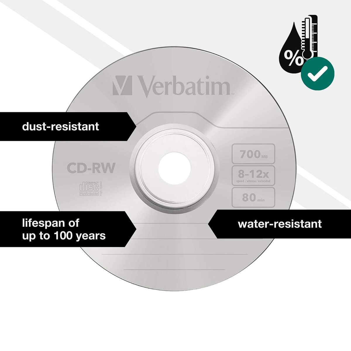CD-RW Verbatim 43480