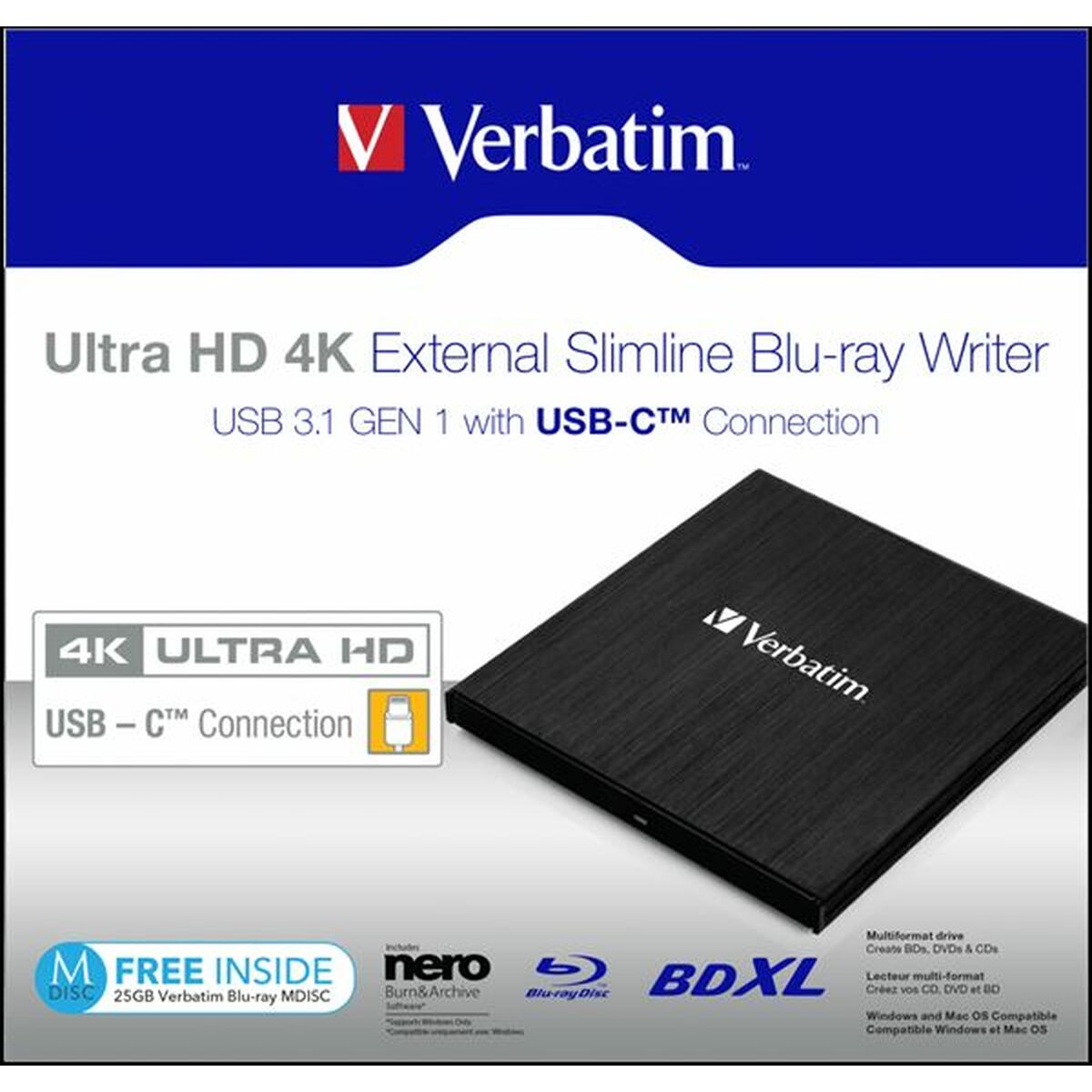 CD/DVD Reader Verbatim 43888