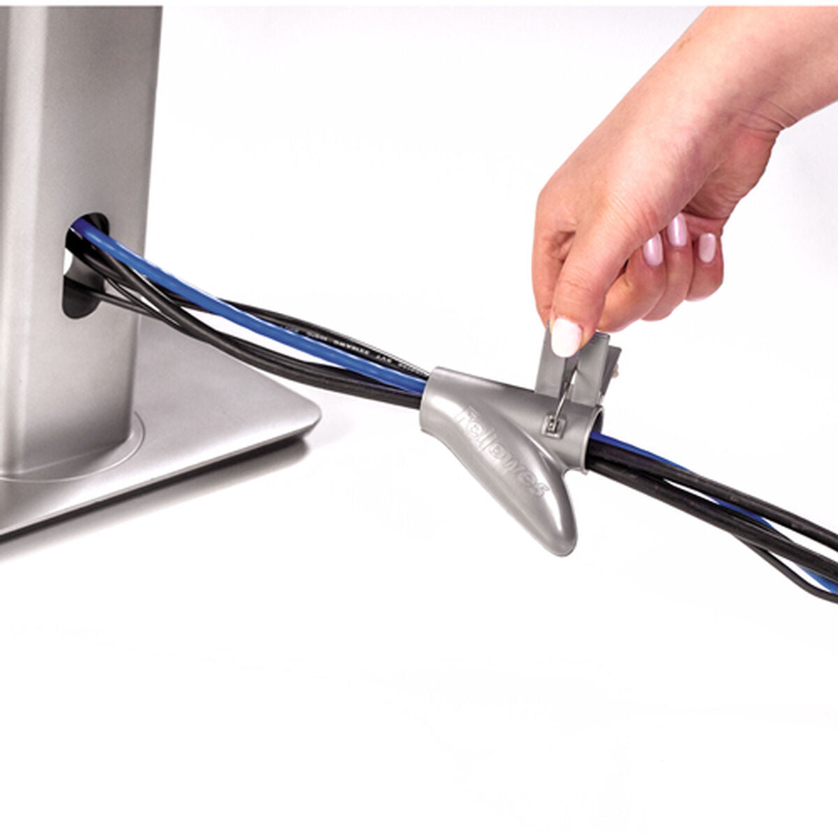 Cable Organiser Fellowes CableZip Silver 200 mm 2 mm