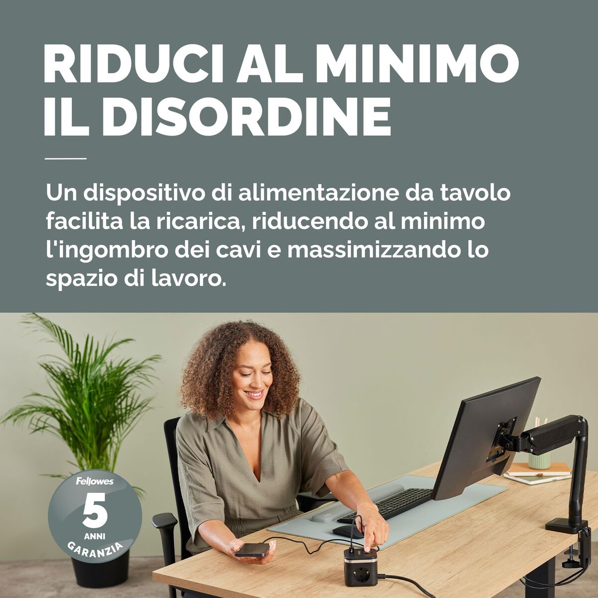 Circuit board Fellowes 100137168 White (2 m)