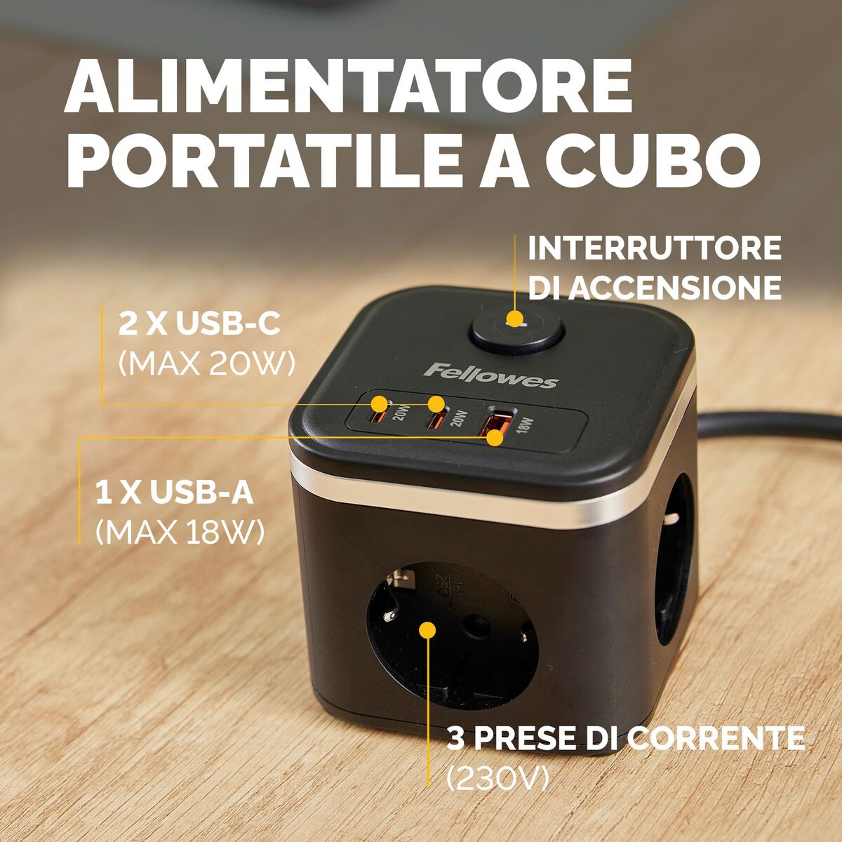 Circuit board Fellowes 100137168 White (2 m)