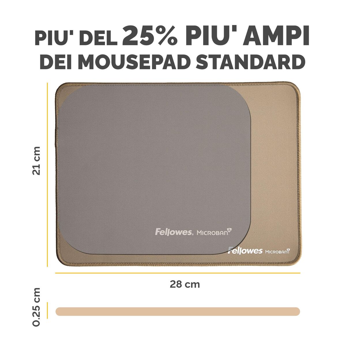 Mouse Mat Fellowes 100139319 Beige