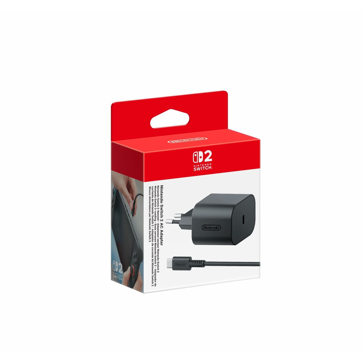 USB Cable Nintendo CARGA N-SWITCH 2 Black