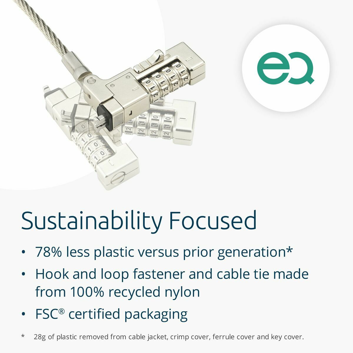 Security Cable Kensington K65090WW 1,8 m