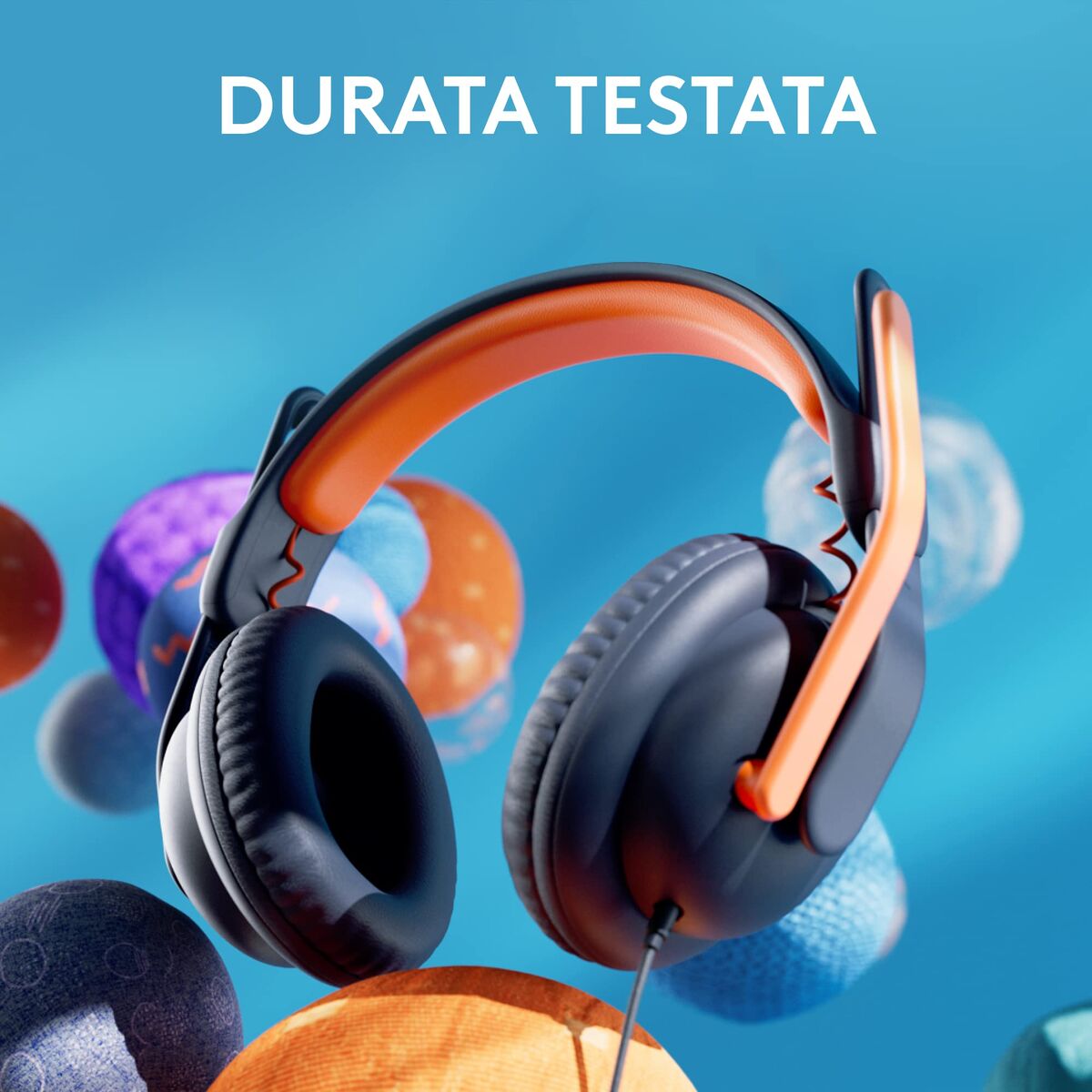 Headphones Logitech 981-001389 Blue Orange