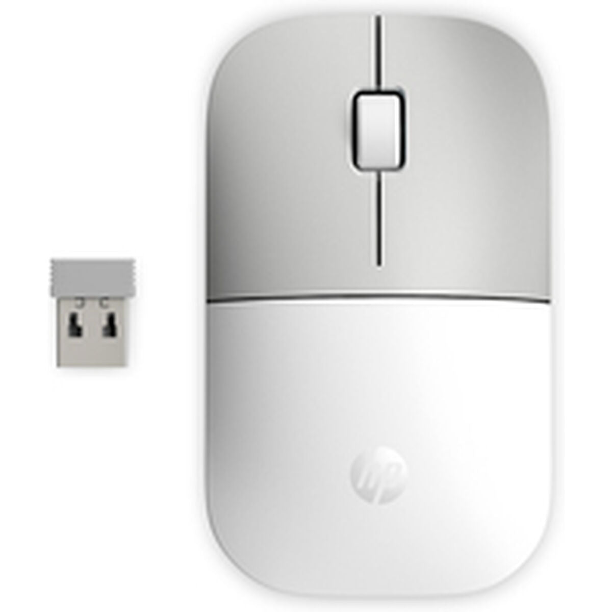 Wireless Mouse HP Z3700 White Silver 1200 DPI Wireless