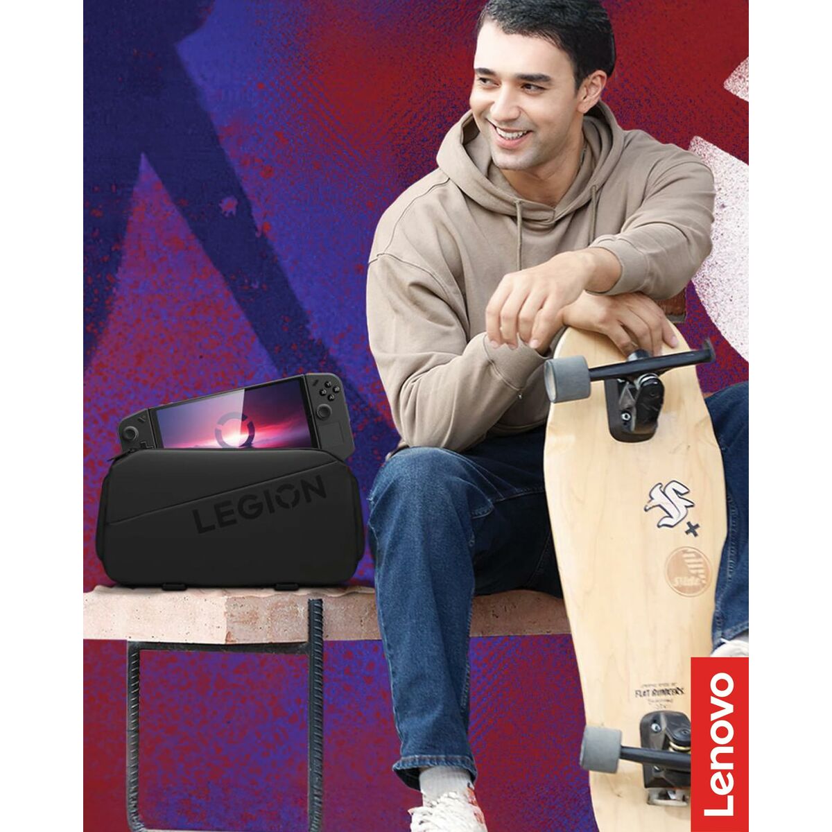 Multi-use Over the Shoulder Backpack Lenovo Legion Go Black