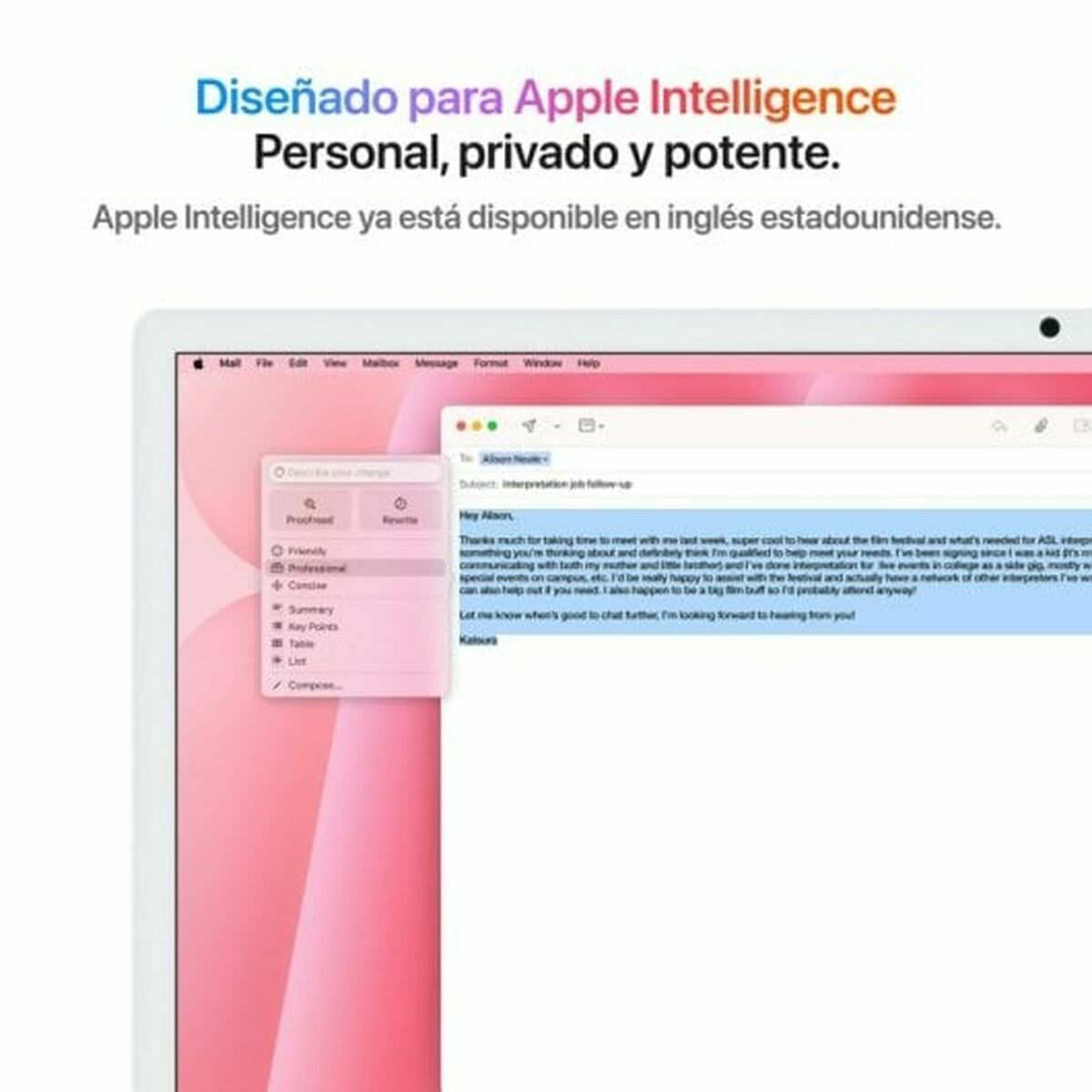 All in One Apple MWUG3Y/A 24" 16 GB RAM 256 GB M4