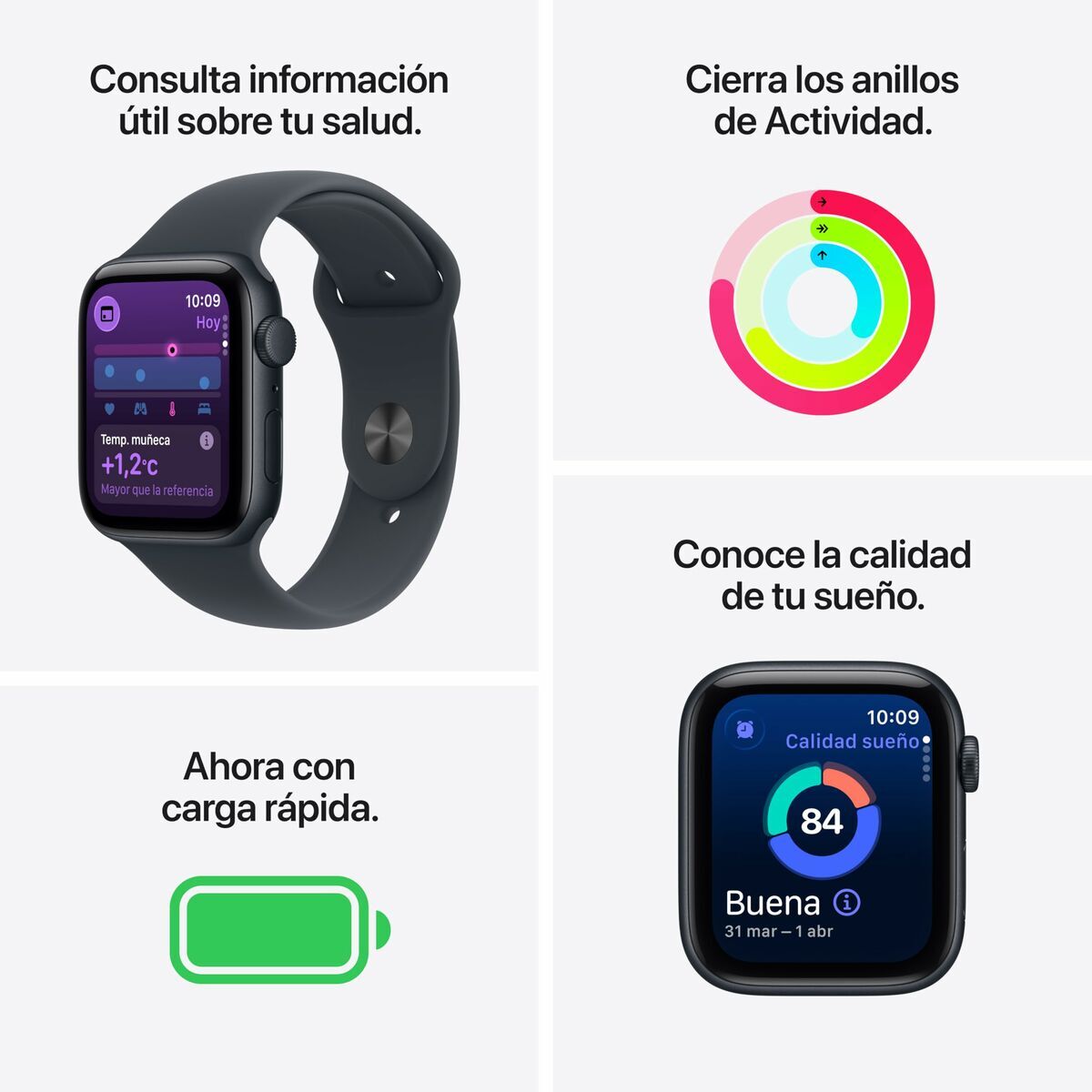 Smartwatch Apple MEHC4QL/A Black 40 mm