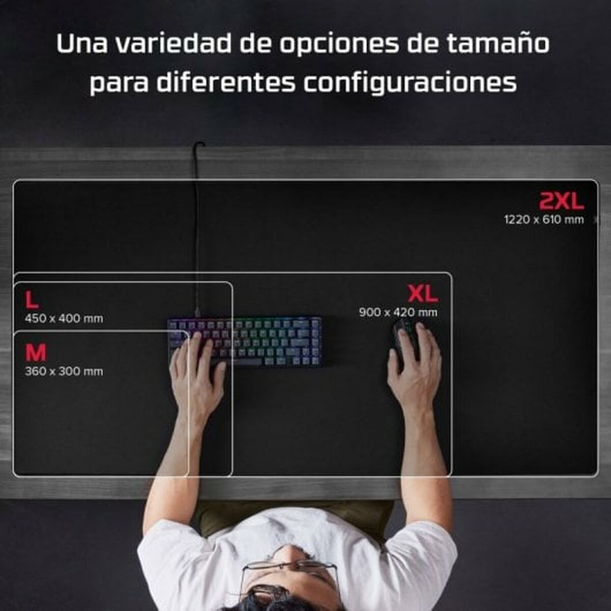 Mouse Mat HyperX 4Z7X5AA Black