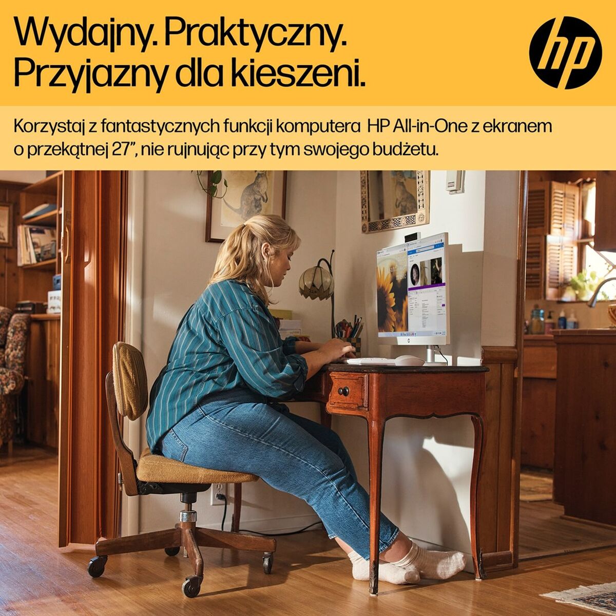 All in One HP 9U2K4EA 27" AMD Ryzen 7 7730U AMD RYZEN™ 7 7730U 16 GB RAM 512 GB SSD