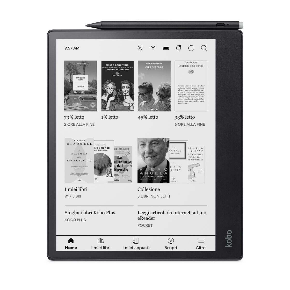 EBook Rakuten N605-KU-BK-K-BU Black 32 GB 10,3"