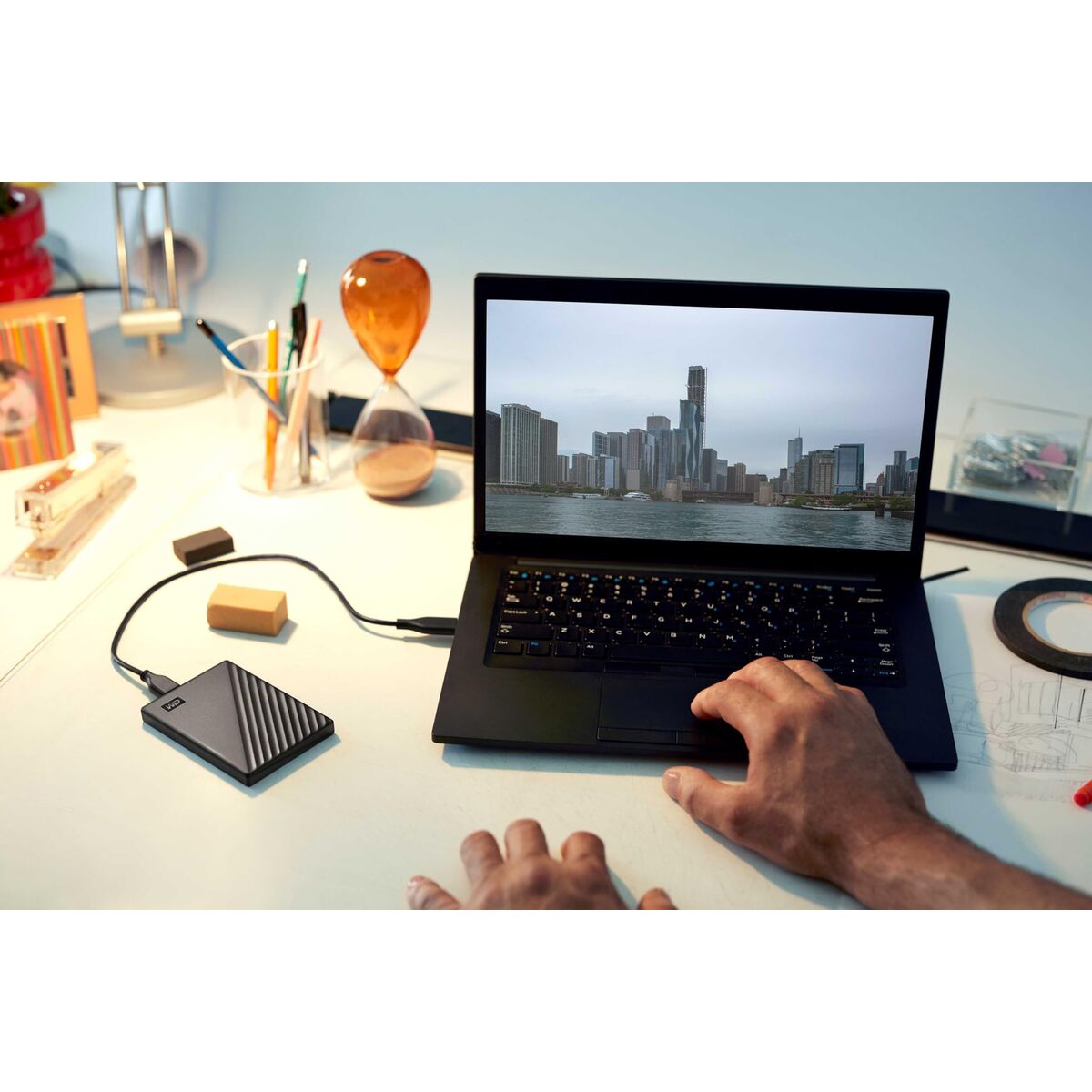 External Hard Drive Western Digital WDBR9S0060BBK-WESN Black 6 TB HDD