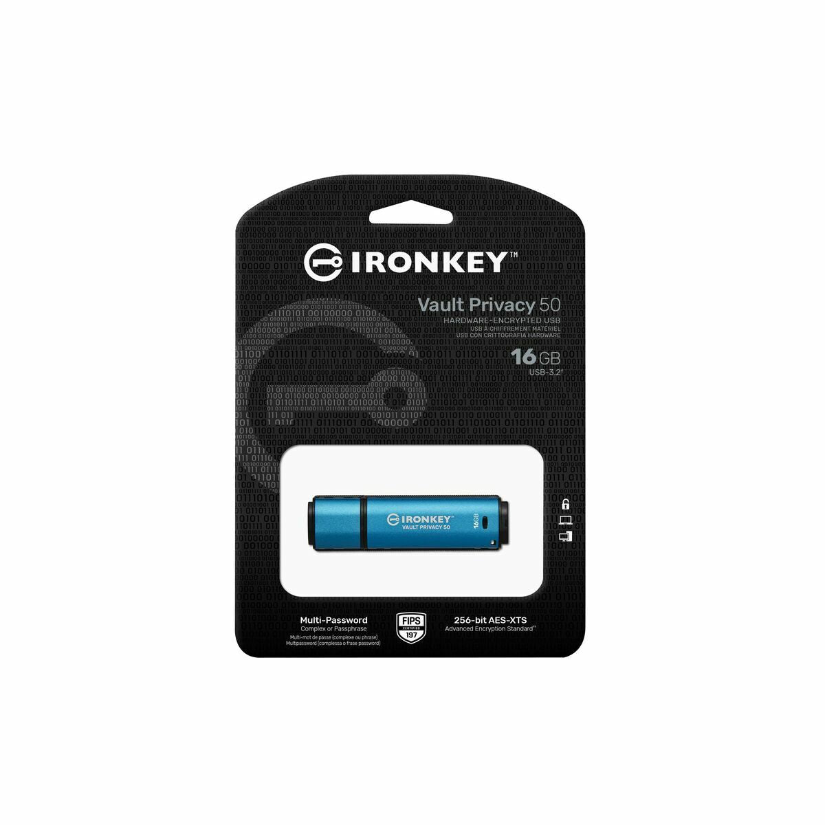 USB stick Kingston IKVP50/16GB Blue 16 GB