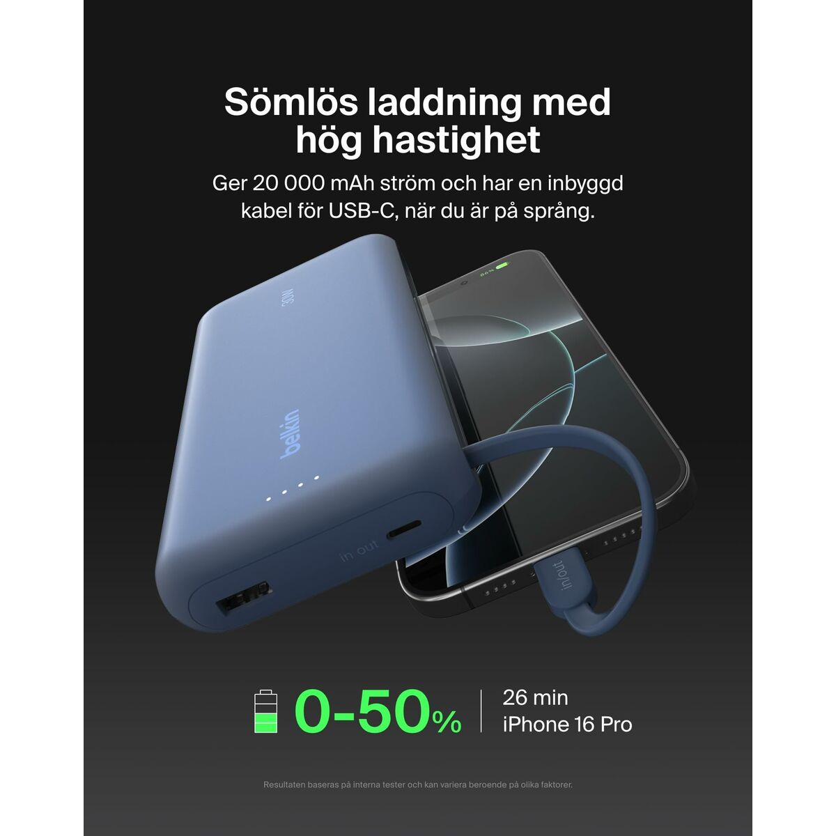 Powerbank Belkin BPB024HQBL Blue 20000 mAh