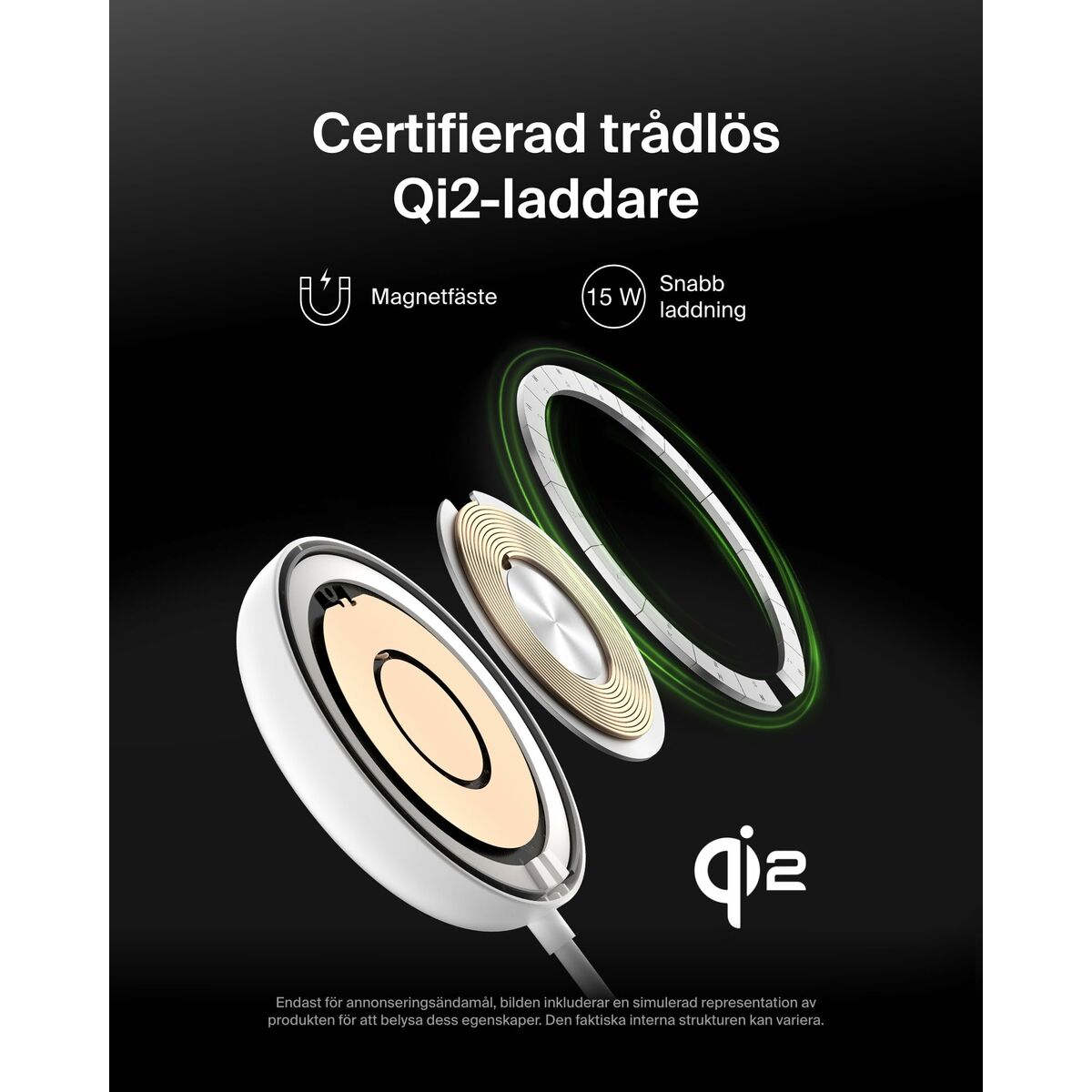 Cordless Charger Belkin WIA011KQWH White