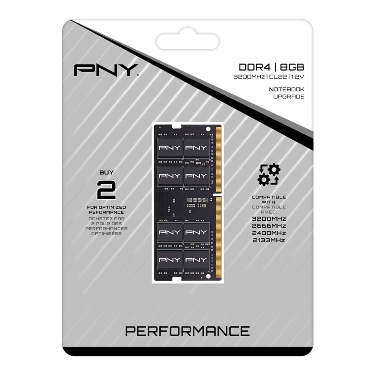 RAM Memory PNY MN8GSD43200-TB 8 GB DDR4 3200 MHz CL22