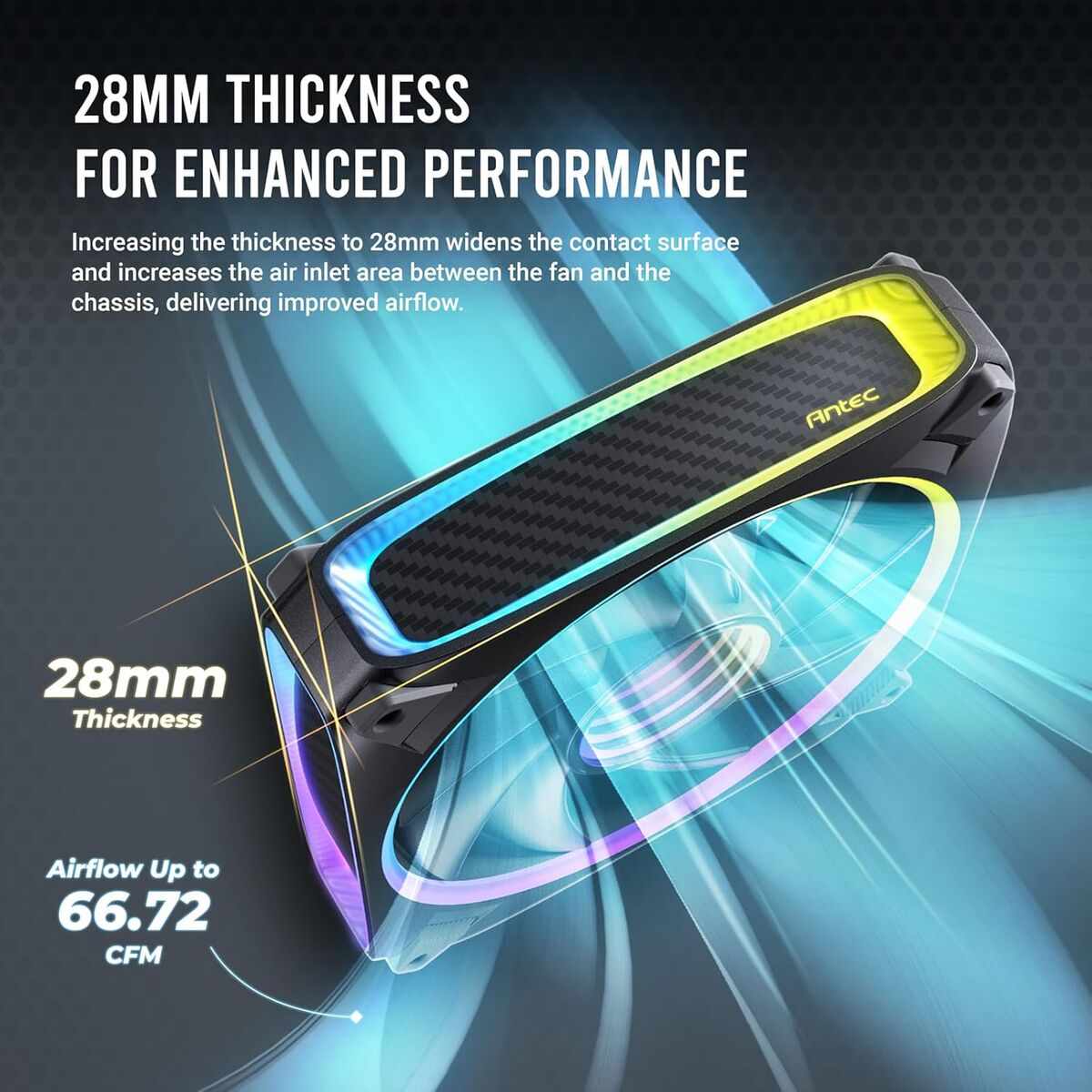 Box Ventilator Antec Orbit 120 ARGB