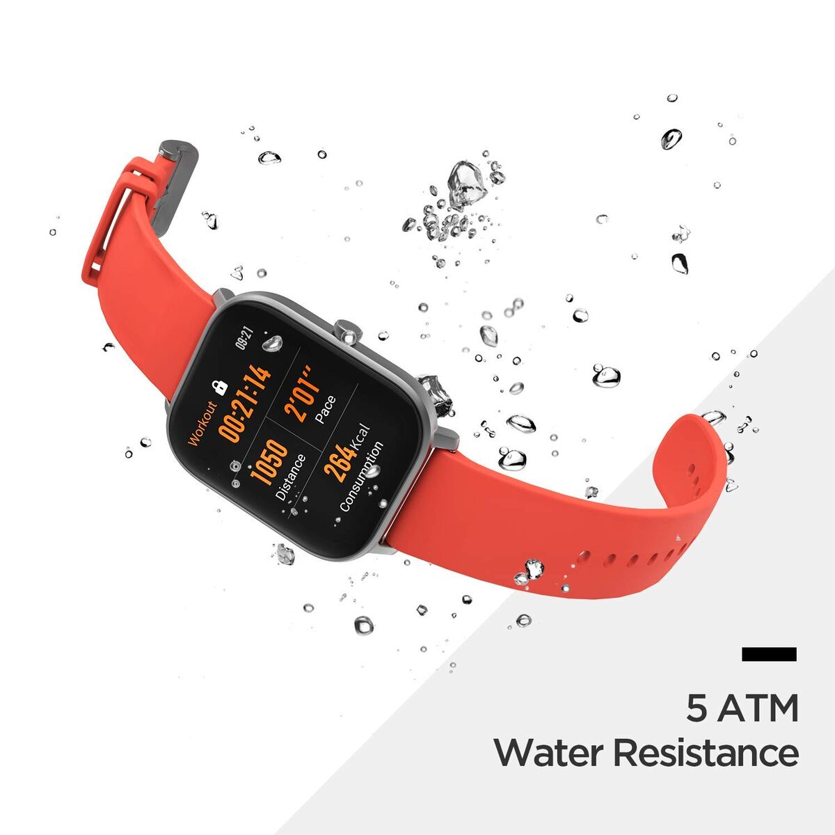 Smartwatch Amazfit GTS 42 mm Orange 1,65" 42 mm Ø 42 mm Ø 42,5 mm