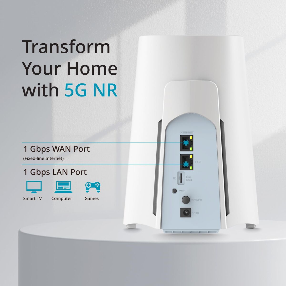 Router D-Link G530V2 V2 White RJ45 Ethernet LAN Wi-Fi