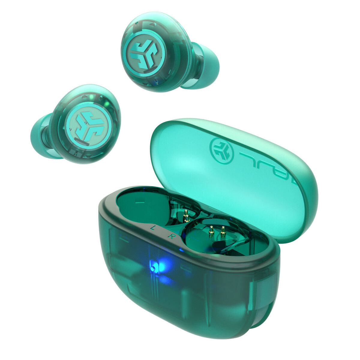 Wireless Earphones with Charging Case JLab IEUEBGOANCRTRATEL124 Turquoise