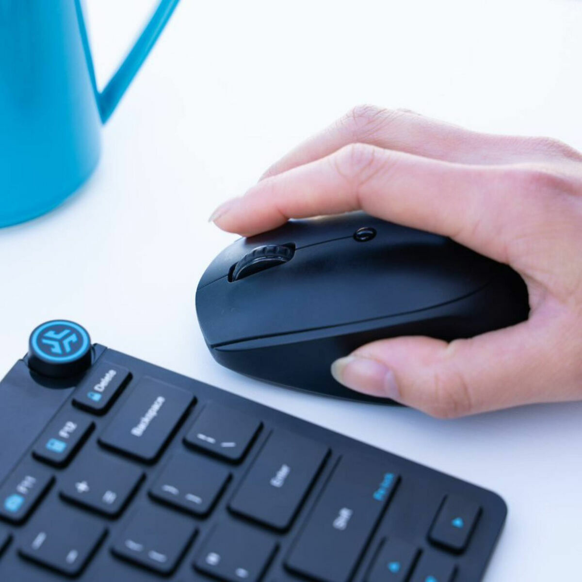 Wireless Mouse JLab IEUMGOCHRGMSRBLK124 Black 1600 dpi