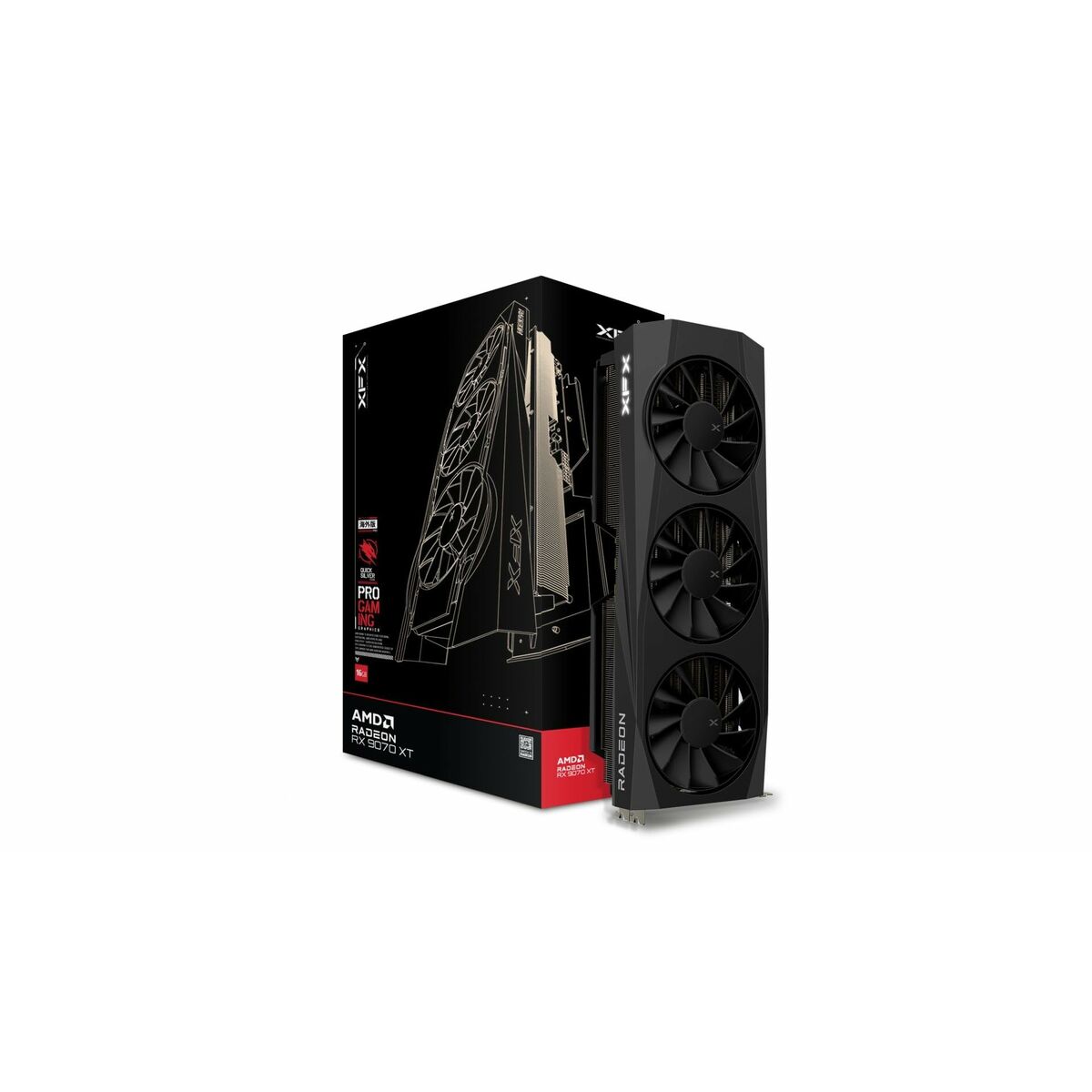 Graphics card XFX RX-97TQICKB9 radeon rx 9070 xt 16 GB GDDR6