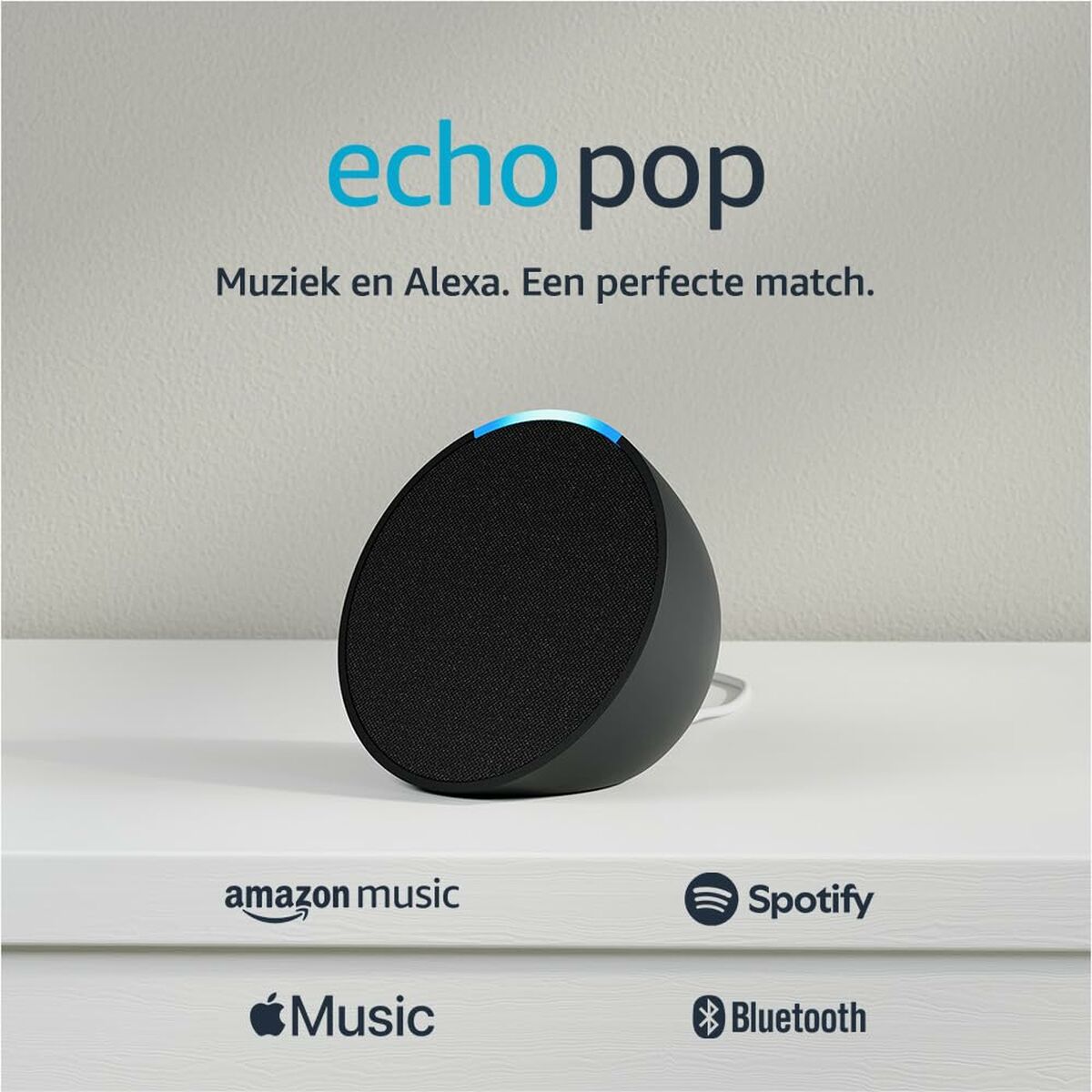 Smart Loudspeaker Amazon Echo Pop Anthracite