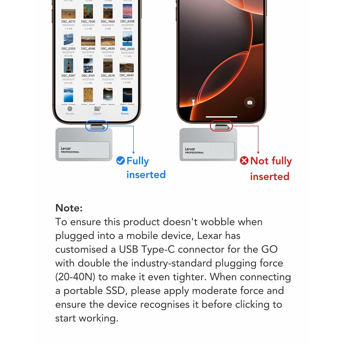 External Hard Drive Lexar LSL400X001T-RNBNG 1 TB SSD