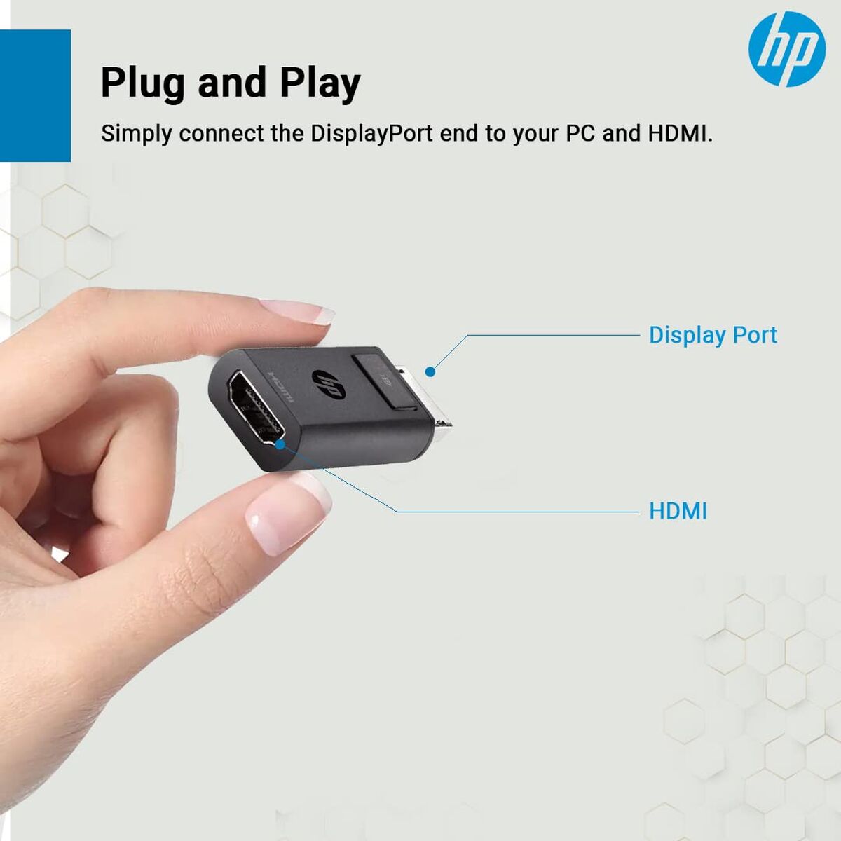 DisplayPort to HDMI Adapter HP F3W43AA