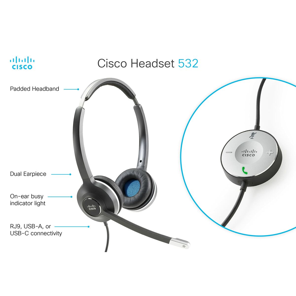 IP Telephone CISCO CP-HS-W-532-RJ=