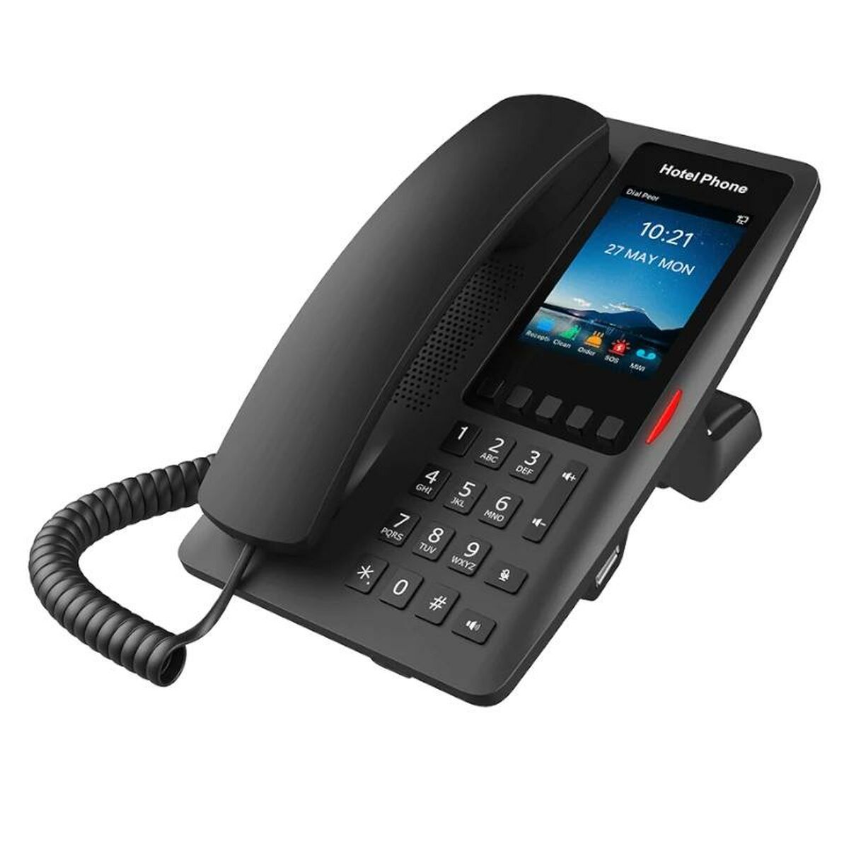 Landline Telephone Fanvil H6W Black