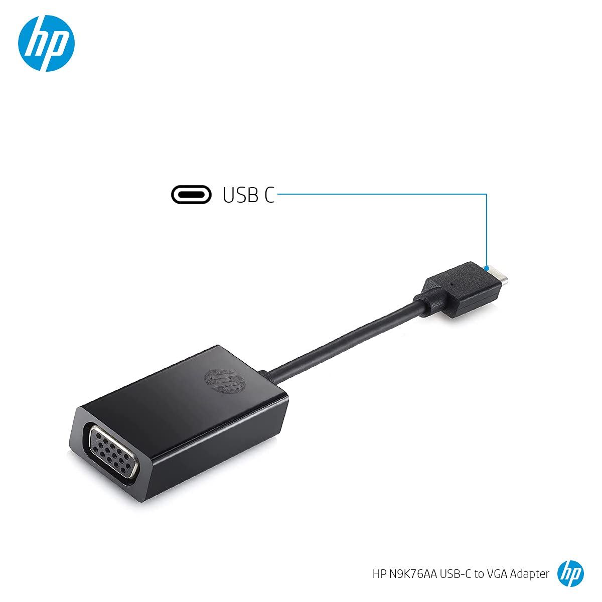 USB-C to VGA Adapter HP N9K76AA