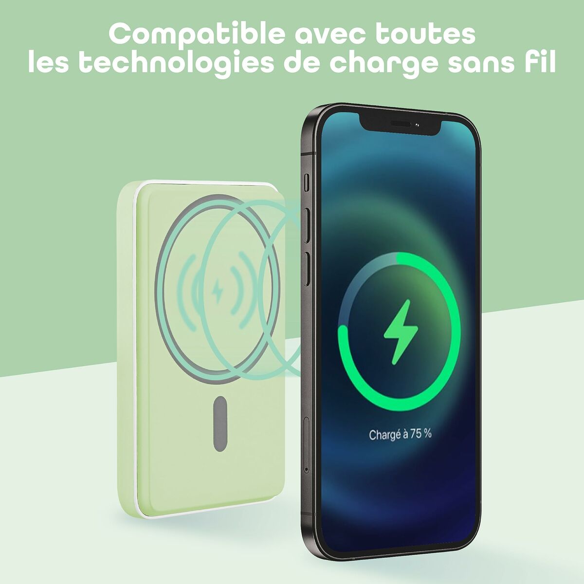 Powerbank T'NB PBUMAG5GR 5000 mAh Green Magsafe