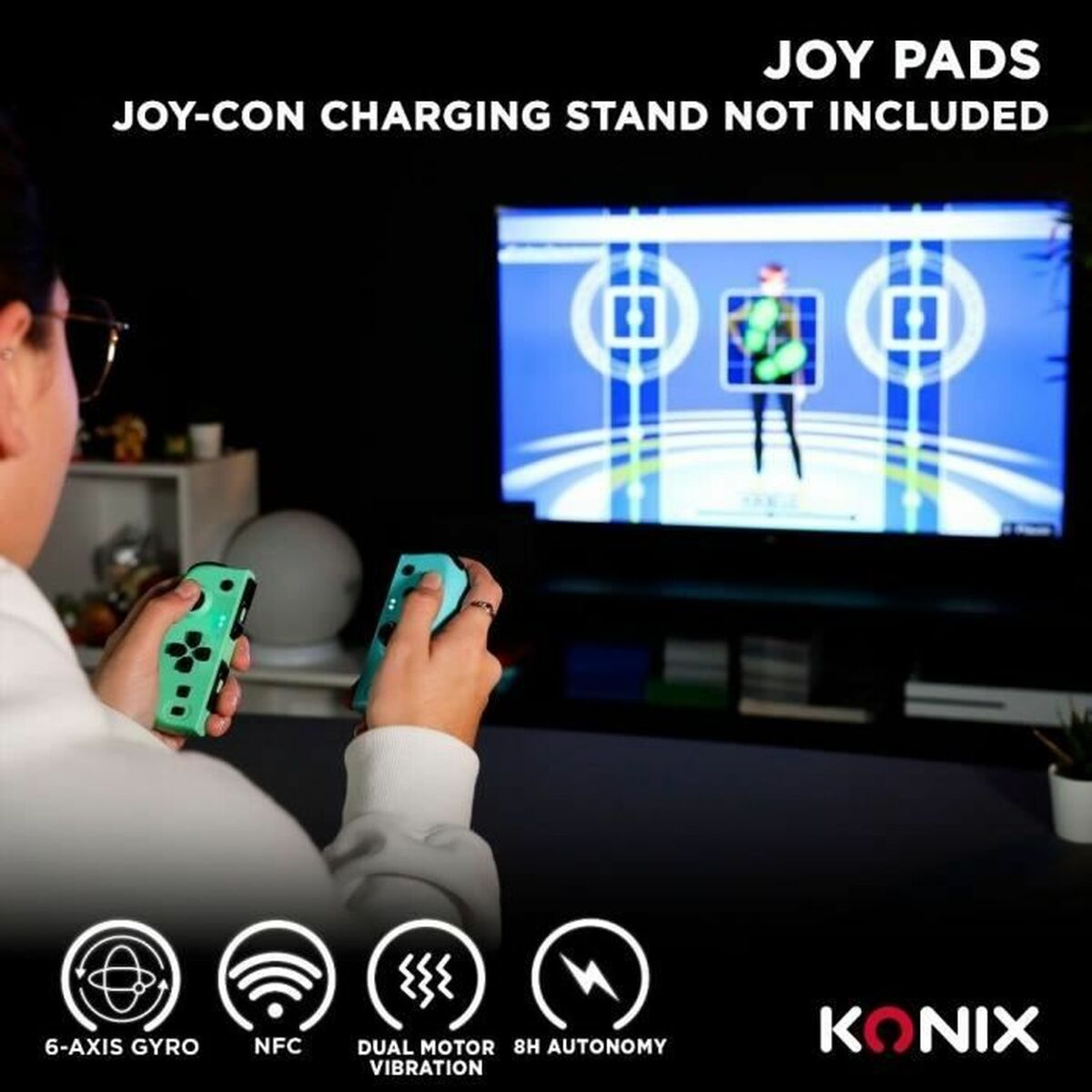 Gaming Control KONIX NINTENDO SWITCH Blue Nintendo Switch
