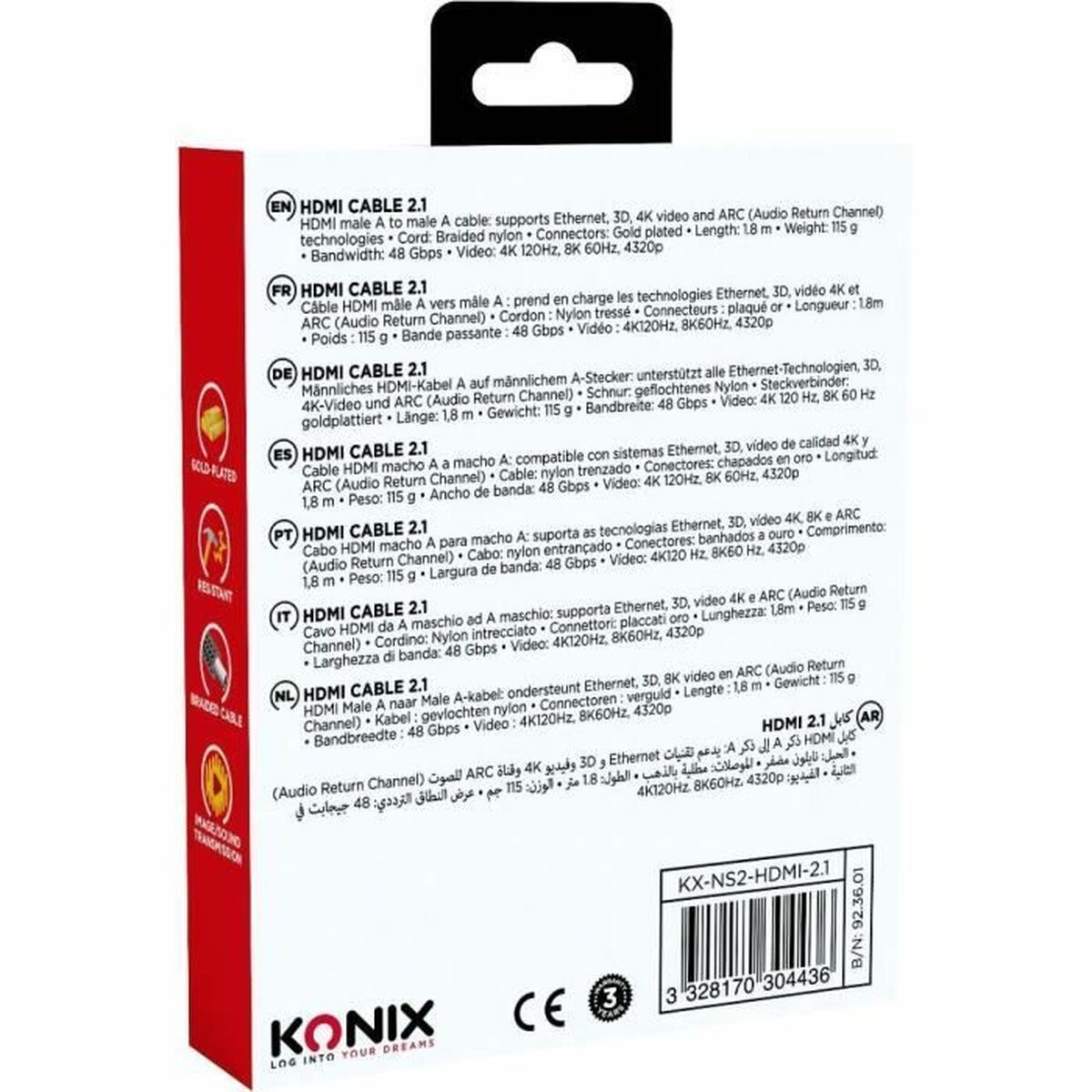 HDMI Cable KONIX