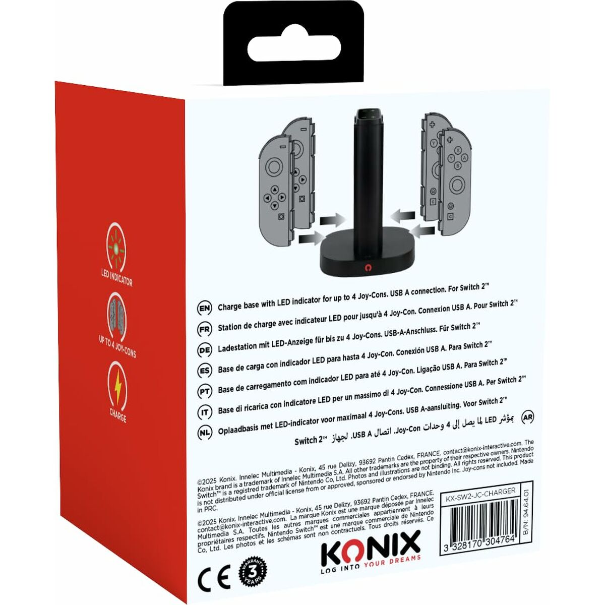 Folding Remote Control Holder KONIX