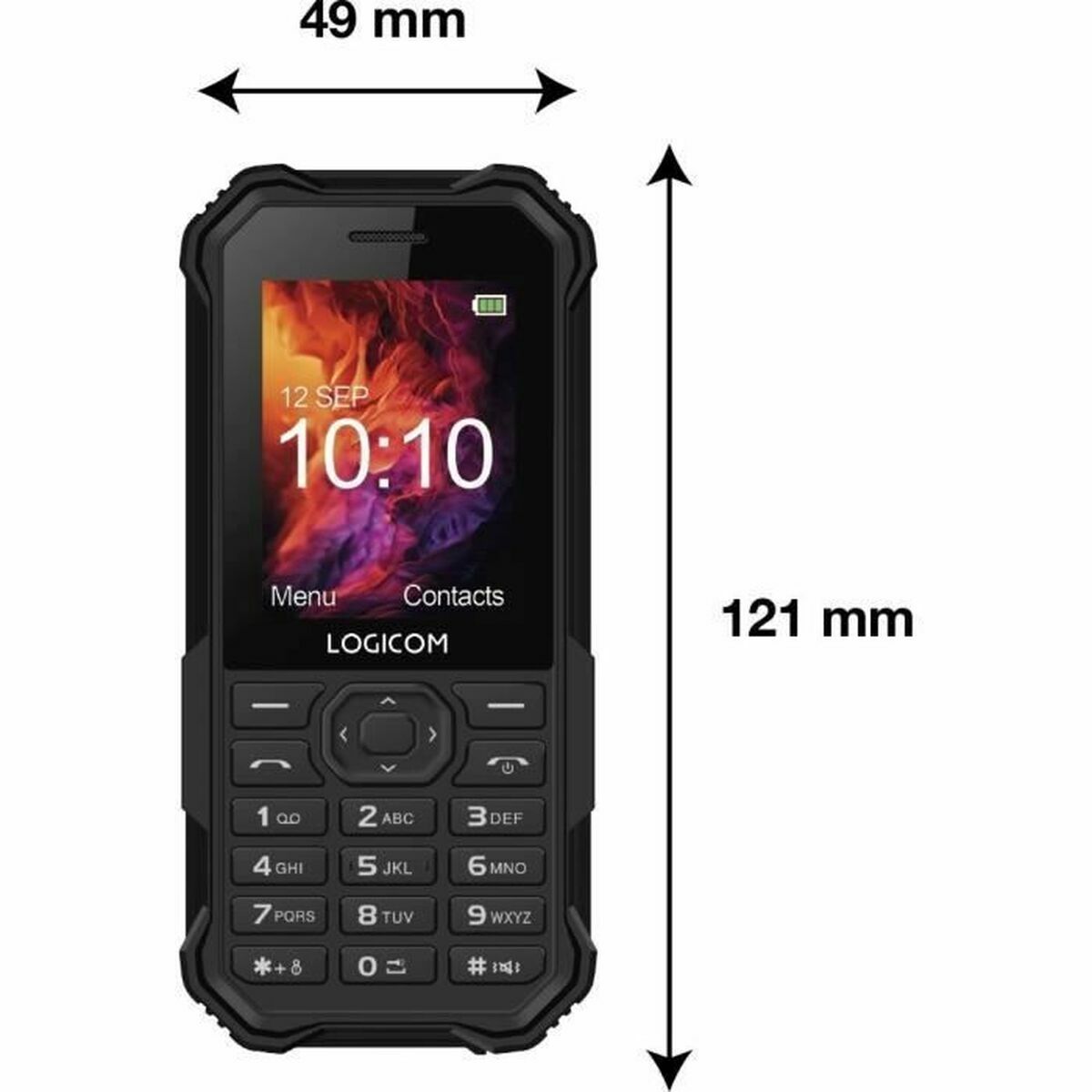 Mobile phone Logicom XTREM_40_BK 2.4" Black