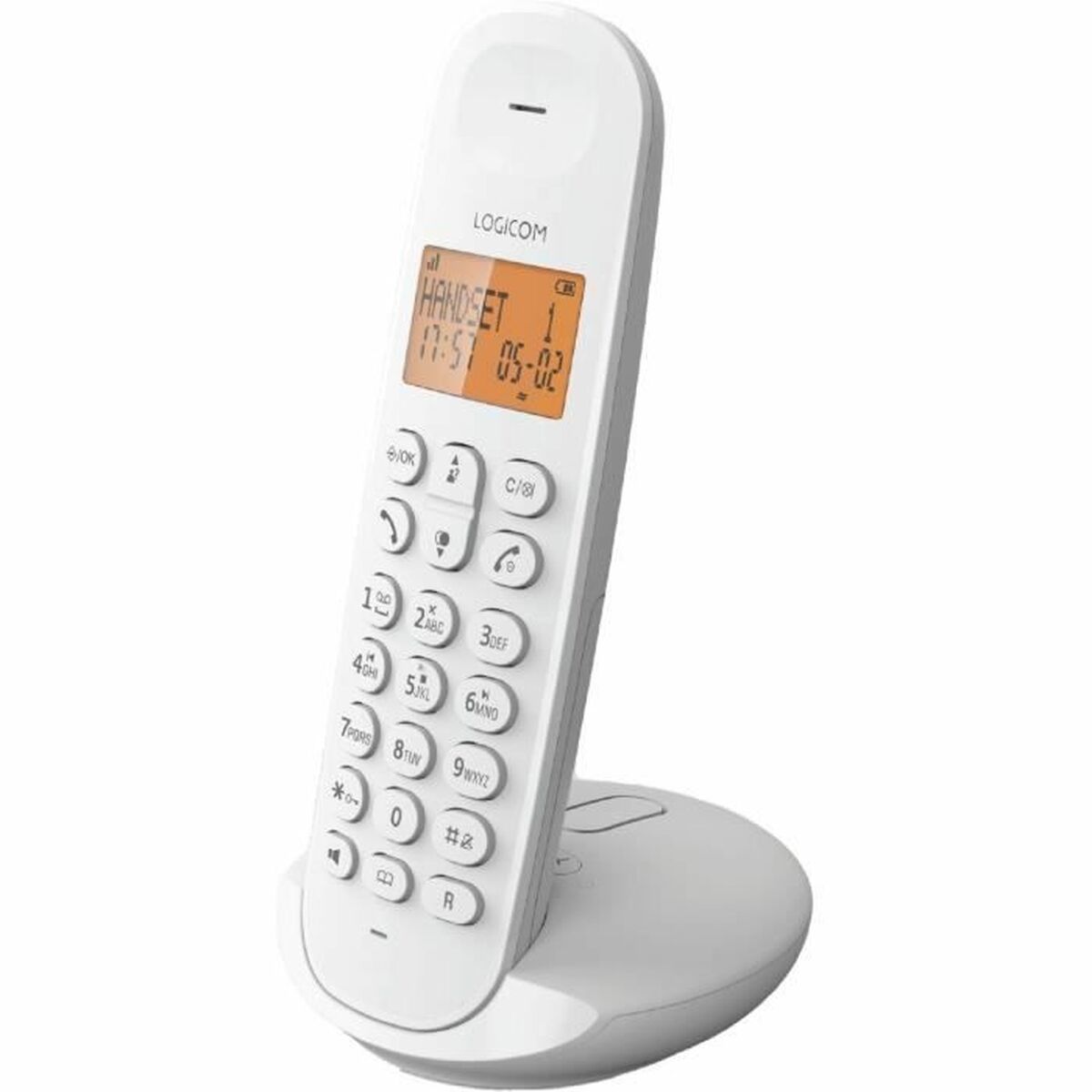 Wireless Phone Logicom DECT ILOA 155T SOLO White