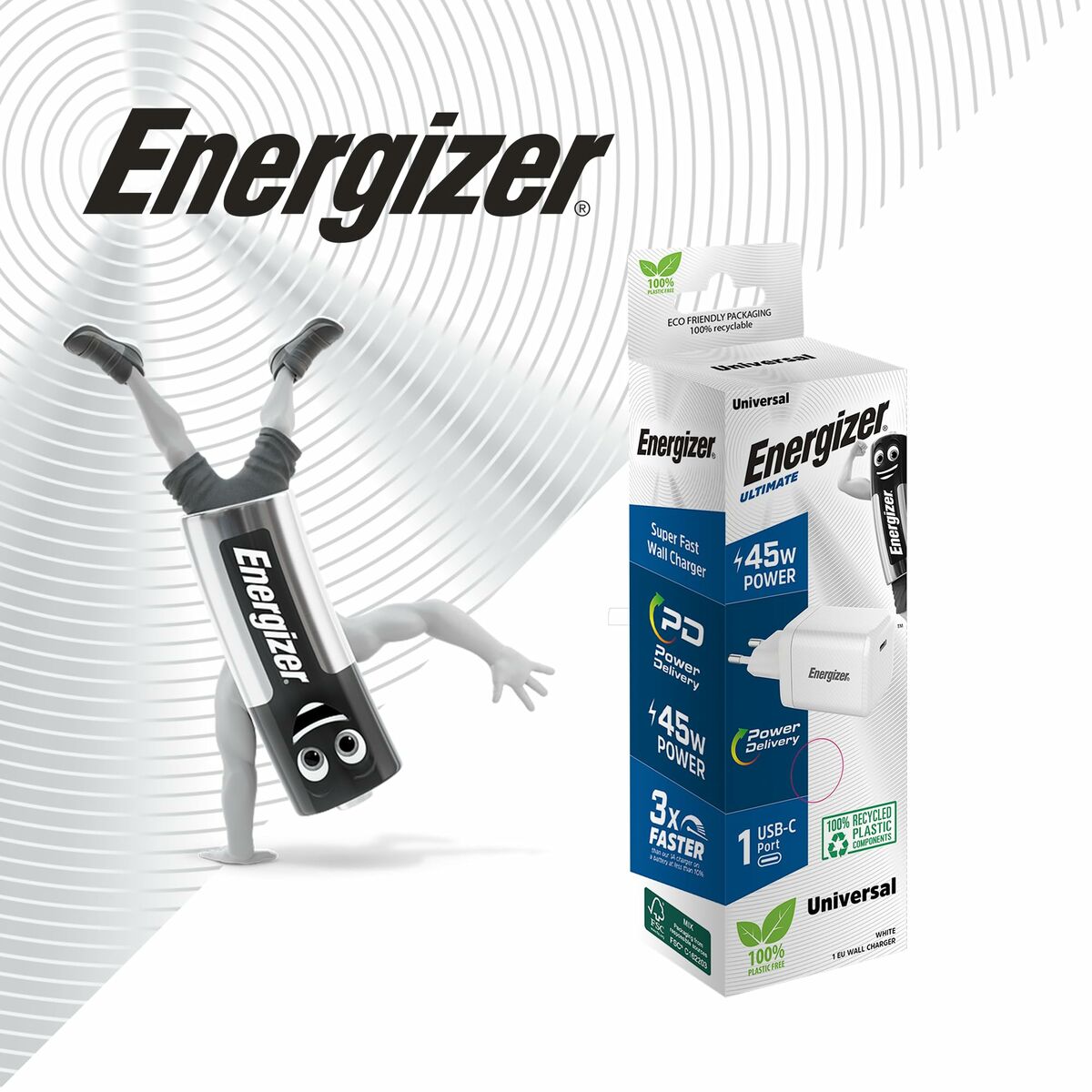 Wall Charger Energizer A45EU