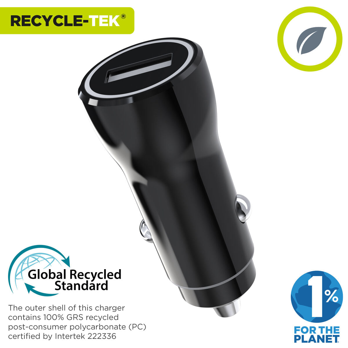 Car Charger Muvit Black 12 W