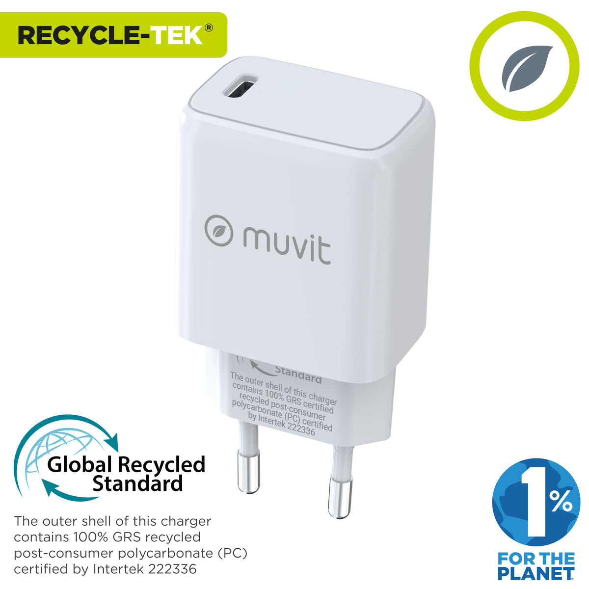 Wall Charger Muvit White 20 W