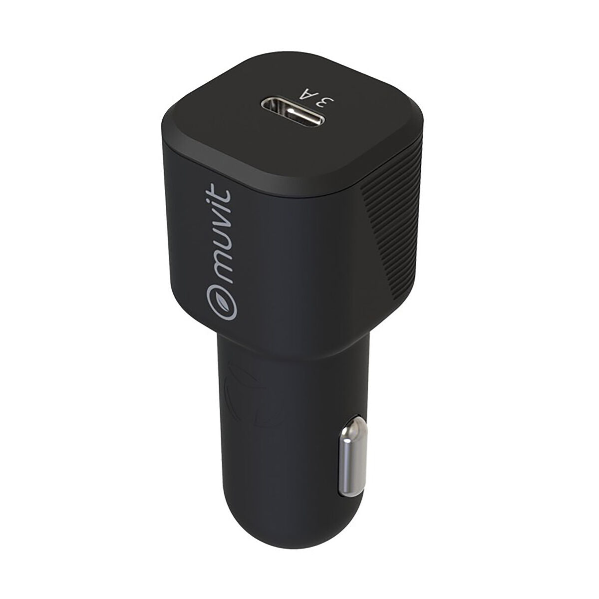 Car Charger Muvit for Change 1 m Black