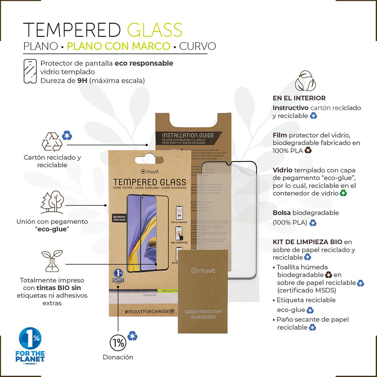 Mobile Screen Protector Muvit for Change
