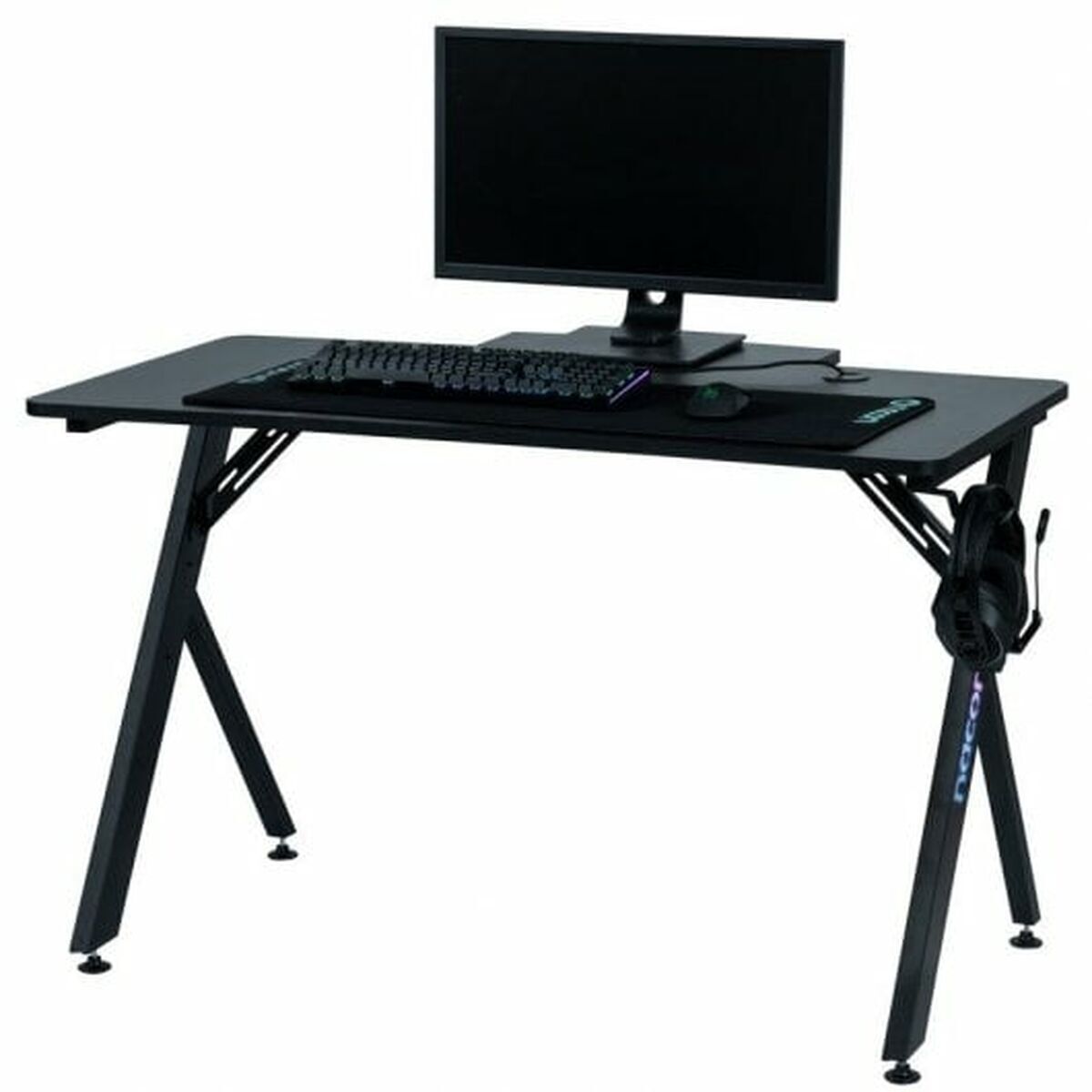 Desk Gaming Nacon PCGD-RGB Black 120 x 60 cm