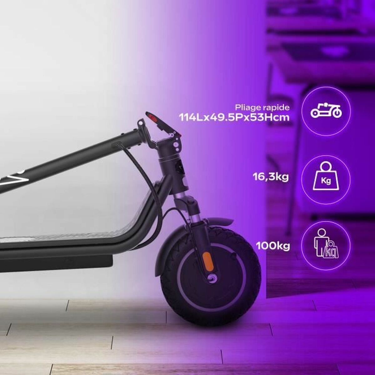 Electric Scooter EZWAY Black 450 W 25 km/h