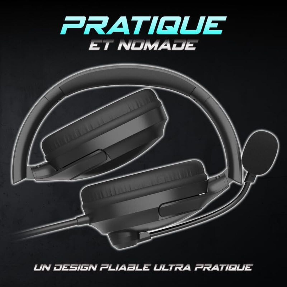 Headphones with Microphone Spirit of Gamer Pro H4 Black