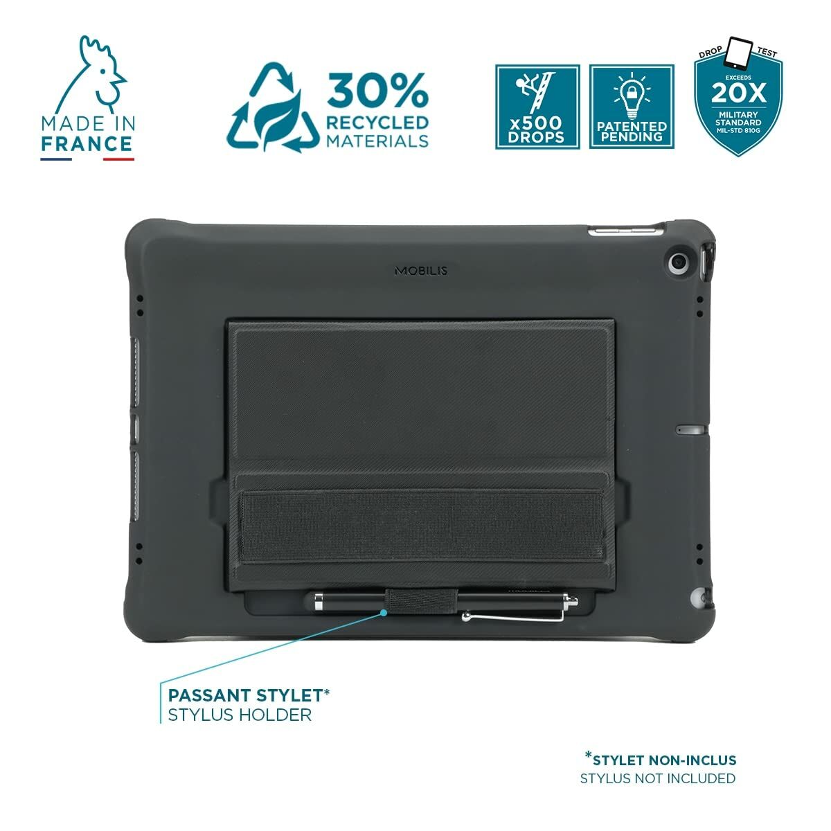Tablet cover Mobilis 053019 Black iPad