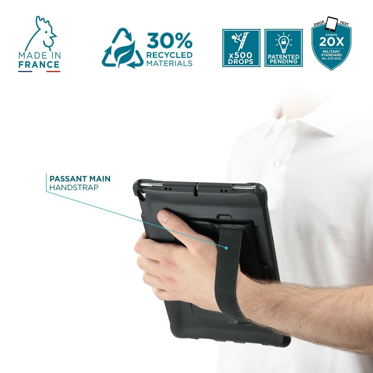 Tablet cover Mobilis 053019 Black iPad