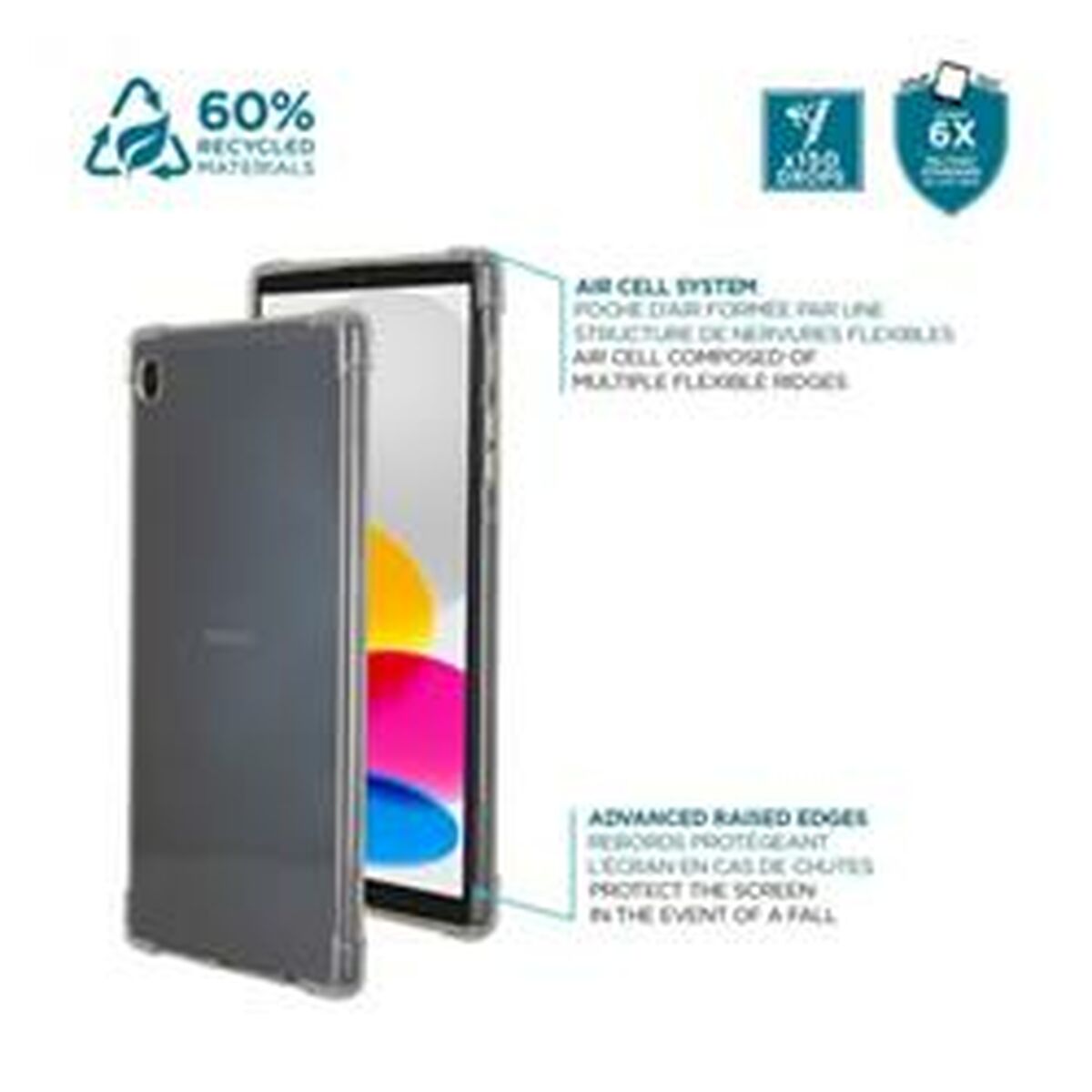 Tablet cover Mobilis R Series IPAD 10th Transparent 10,9"